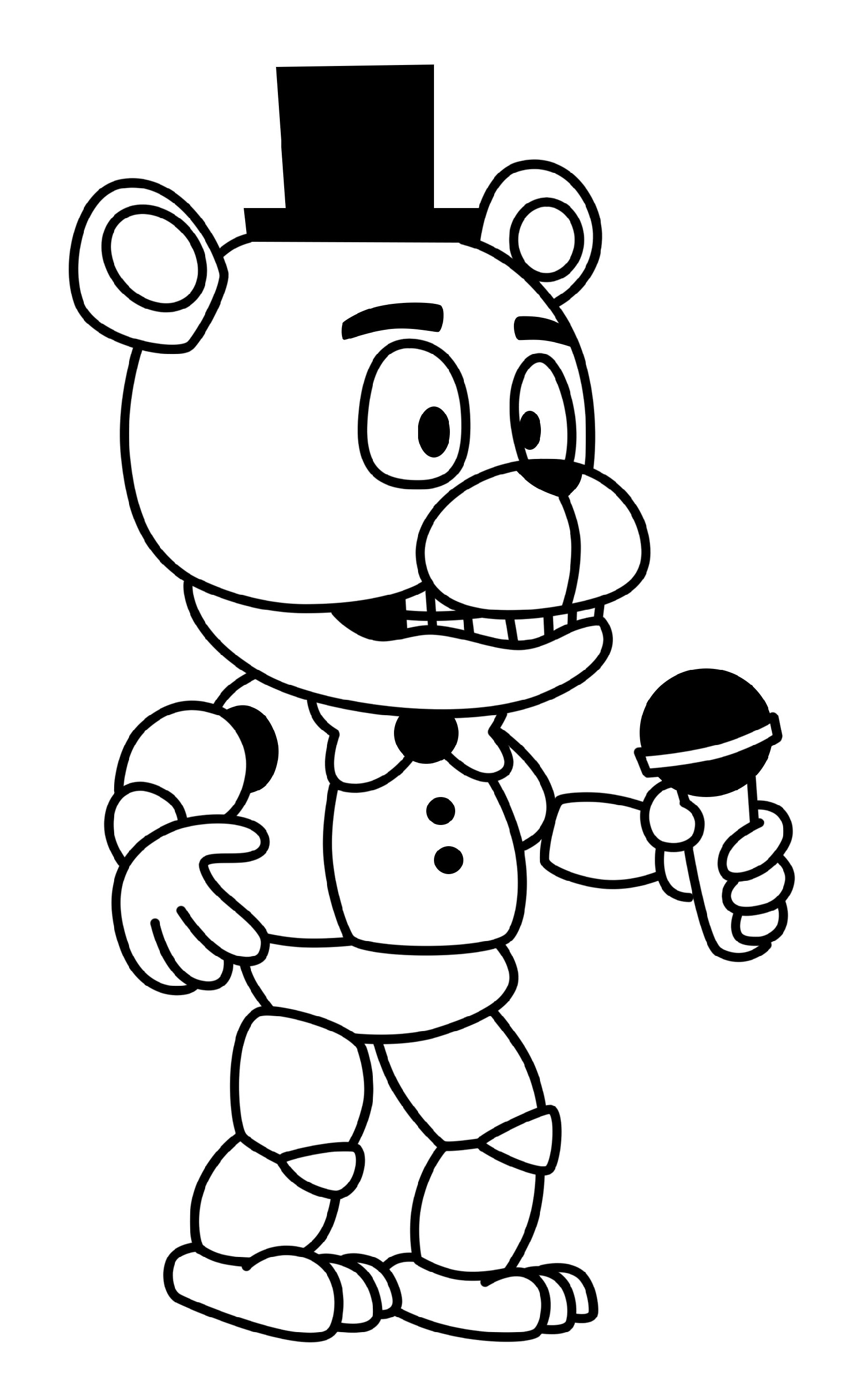 Printable Fnaf Coloring Pages All Characters - Free Printable